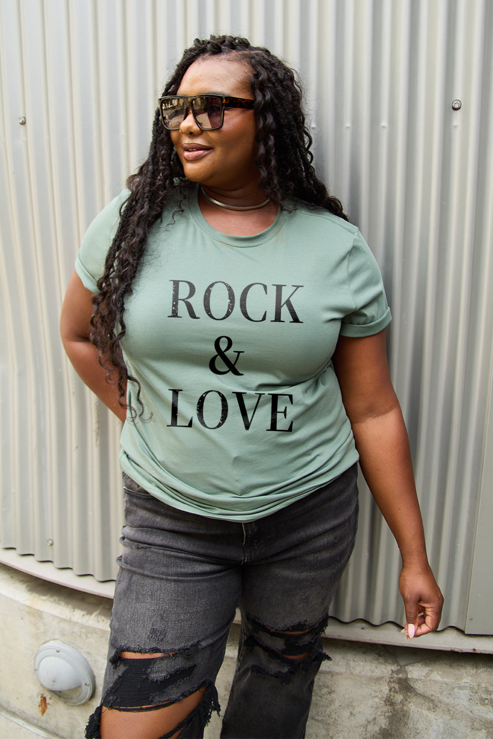 Simply Love ROCK & LOVE Short Sleeve T-Shirt