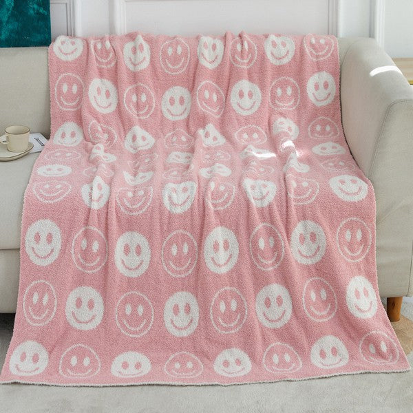 ALL SMILES Pattern Reversible Blanket