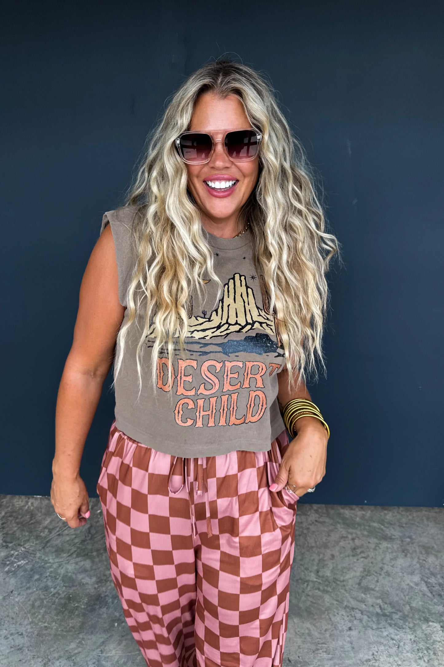 Blakeley Checker Pop Pants