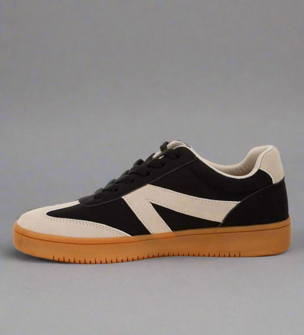 Zoomer Contrasting Patchwork Chunky Sneakers