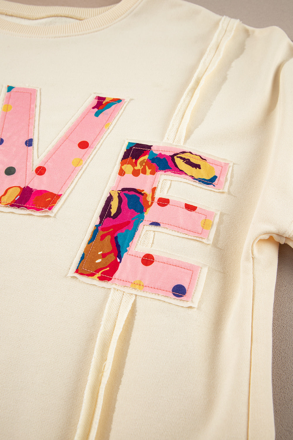 LOVE Patch Sweater