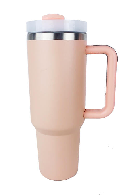 40oz Stainless Steel Tumbler with Straw