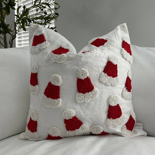 Santa Hat Throw Pillow Cover