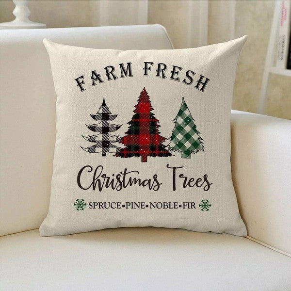 Christmas Throw Pillow Covers, 18x18in