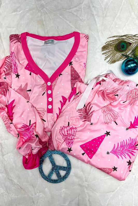 Pretty in Pink Holiday Loungewear