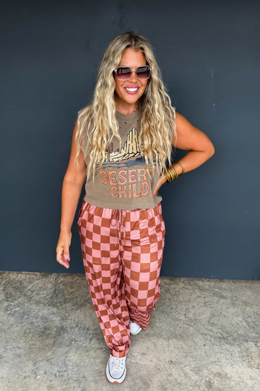 Blakeley Checker Pop Pants