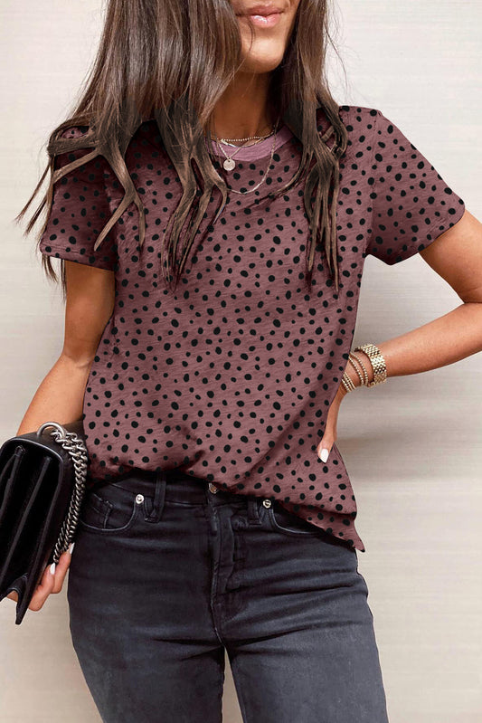 Cheetah Print Short Sleeve T-Shirt