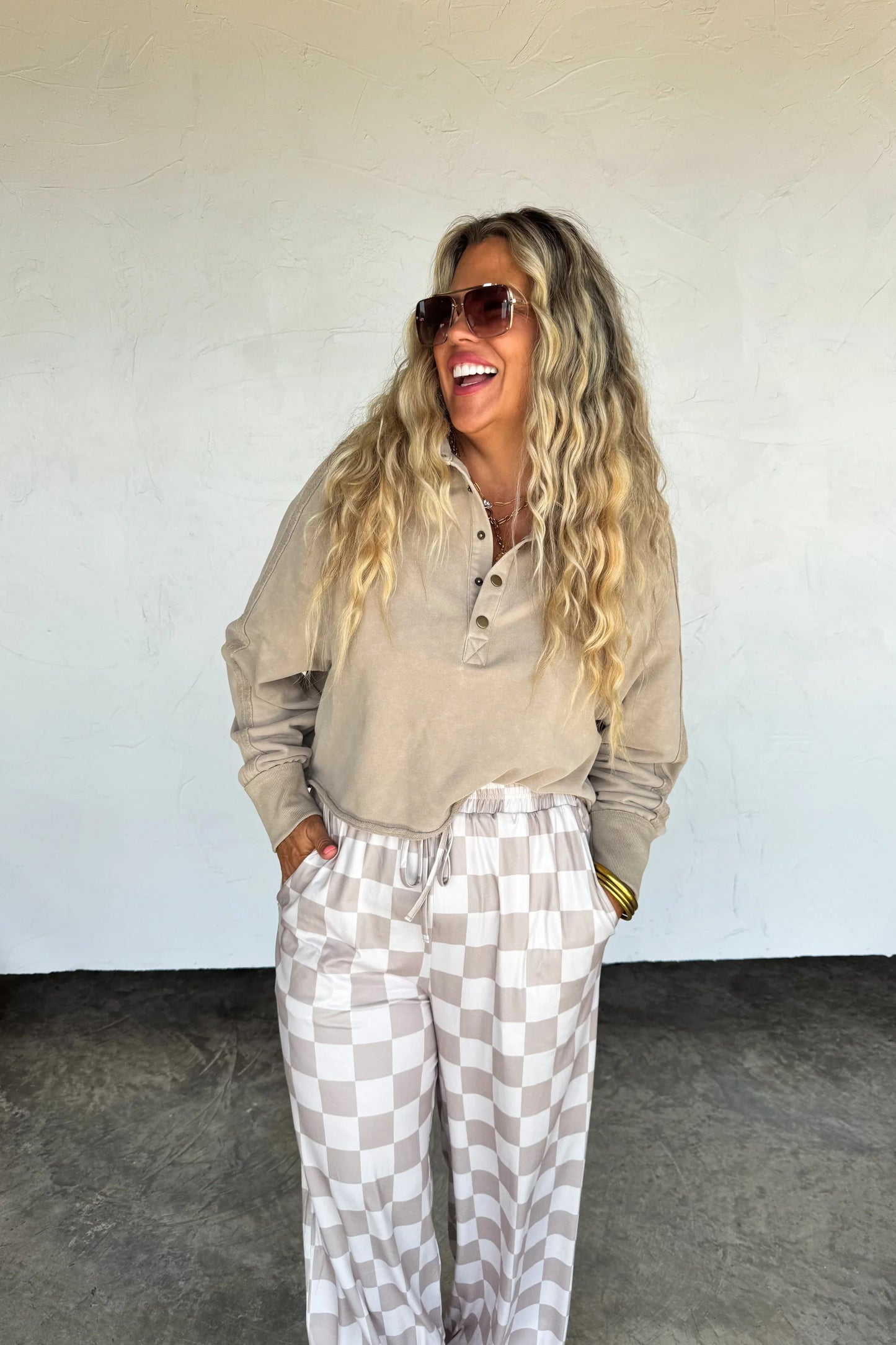 Blakeley Checker Pop Pants
