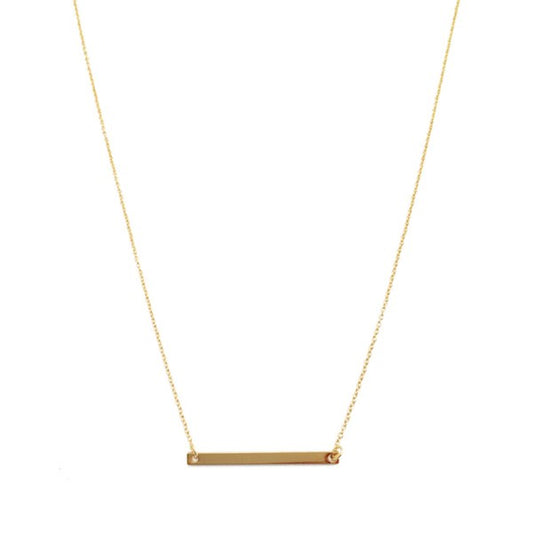 Classic Horizontal Bar Necklace