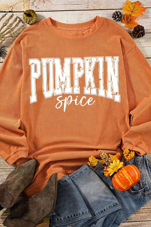 "Pumpkin Spice" Graphic Sweatshirt