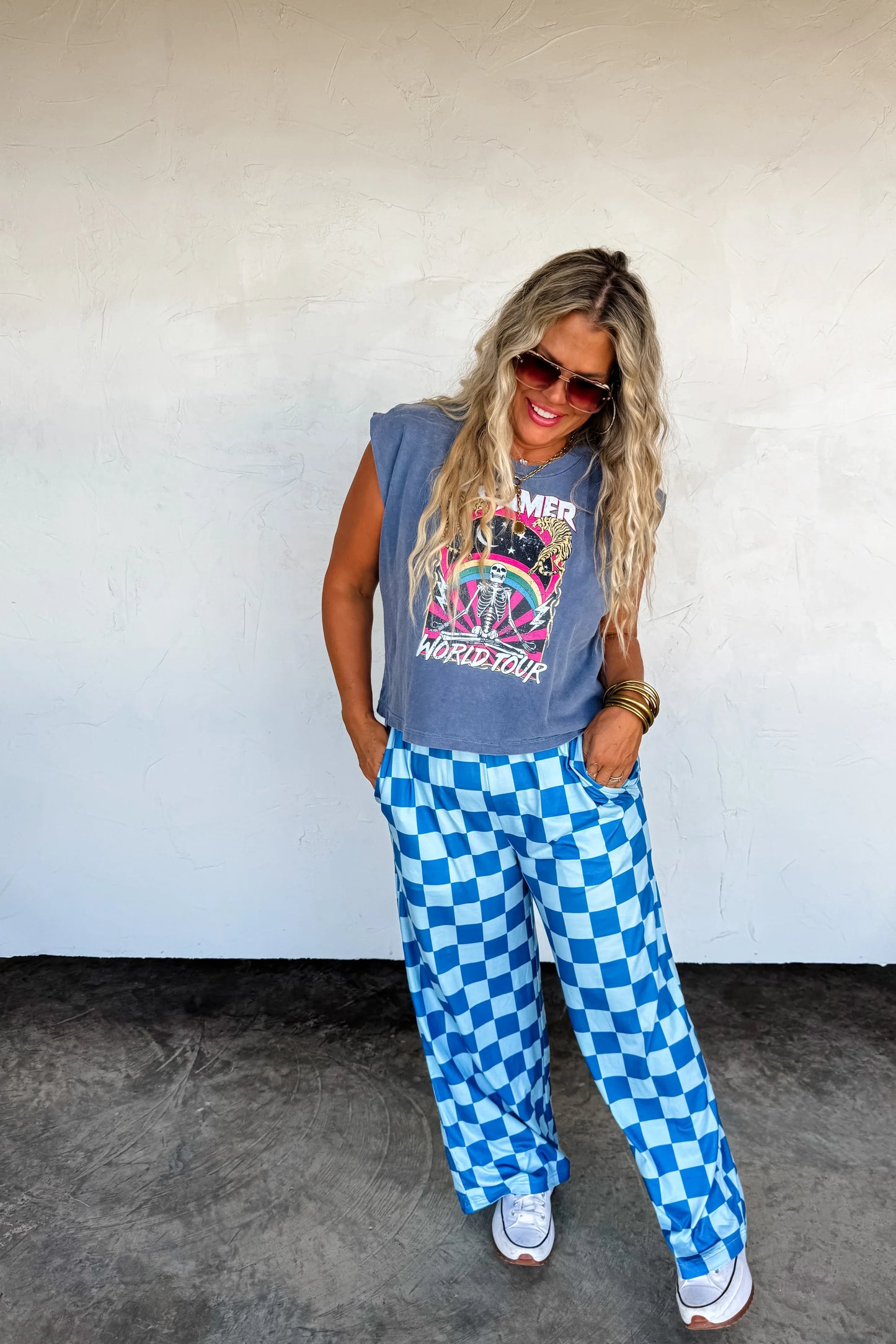 Blakeley Checker Pop Pants