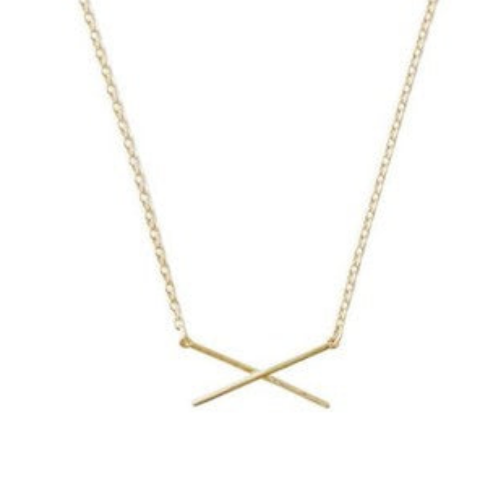 X Bar Necklace