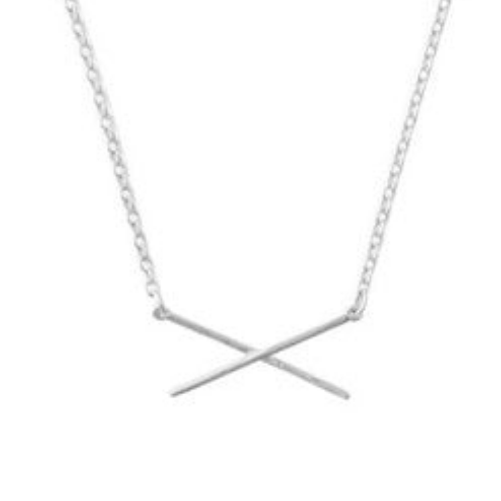 X Bar Necklace