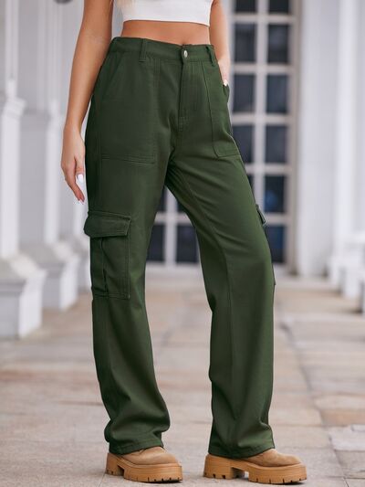 Straight Leg Cargo Pants