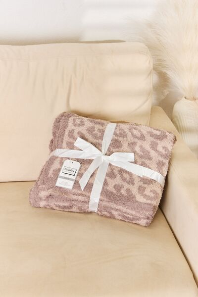 Cuddly Leopard Decorative Throw Blanket