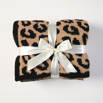 Cuddly Leopard Decorative Throw Blanket