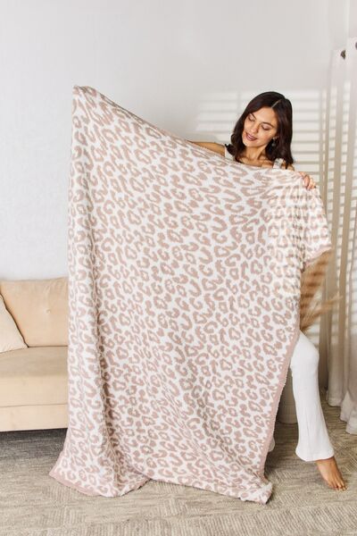 Cuddly Leopard Decorative Throw Blanket