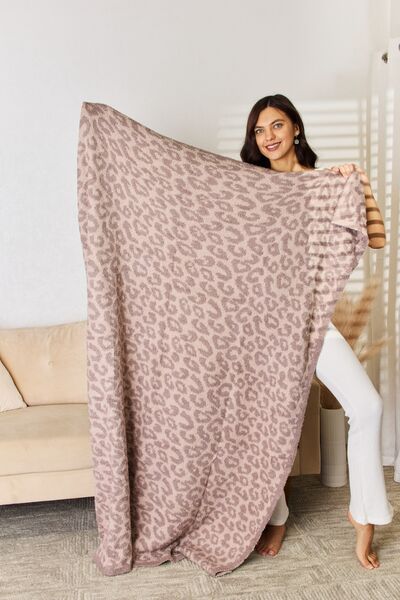 Cuddly Leopard Decorative Throw Blanket