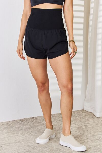 Zenana High Waist Tummy Control Shorts