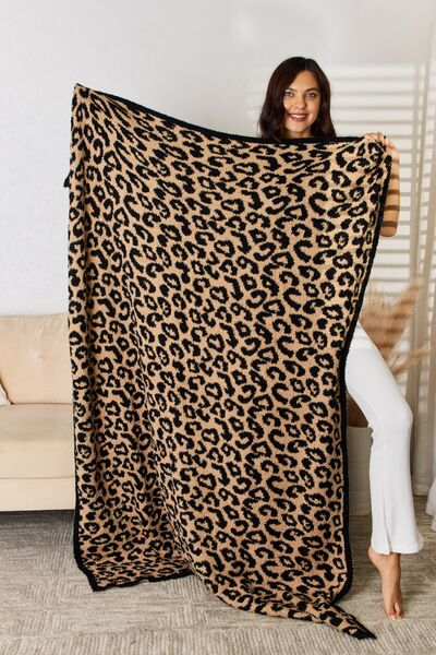 Cuddly Leopard Decorative Throw Blanket