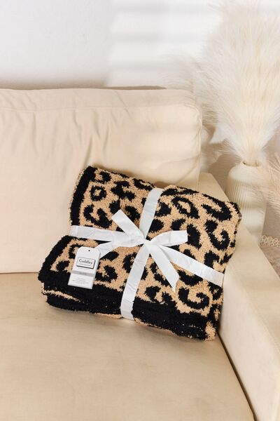 Cuddly Leopard Decorative Throw Blanket