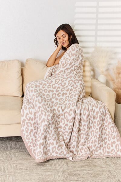 Cuddly Leopard Decorative Throw Blanket